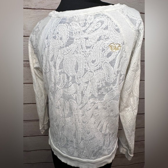 Nine West Vintage America White Lace Blouse ,Petite Large, Business Casual - Picture 3 of 5